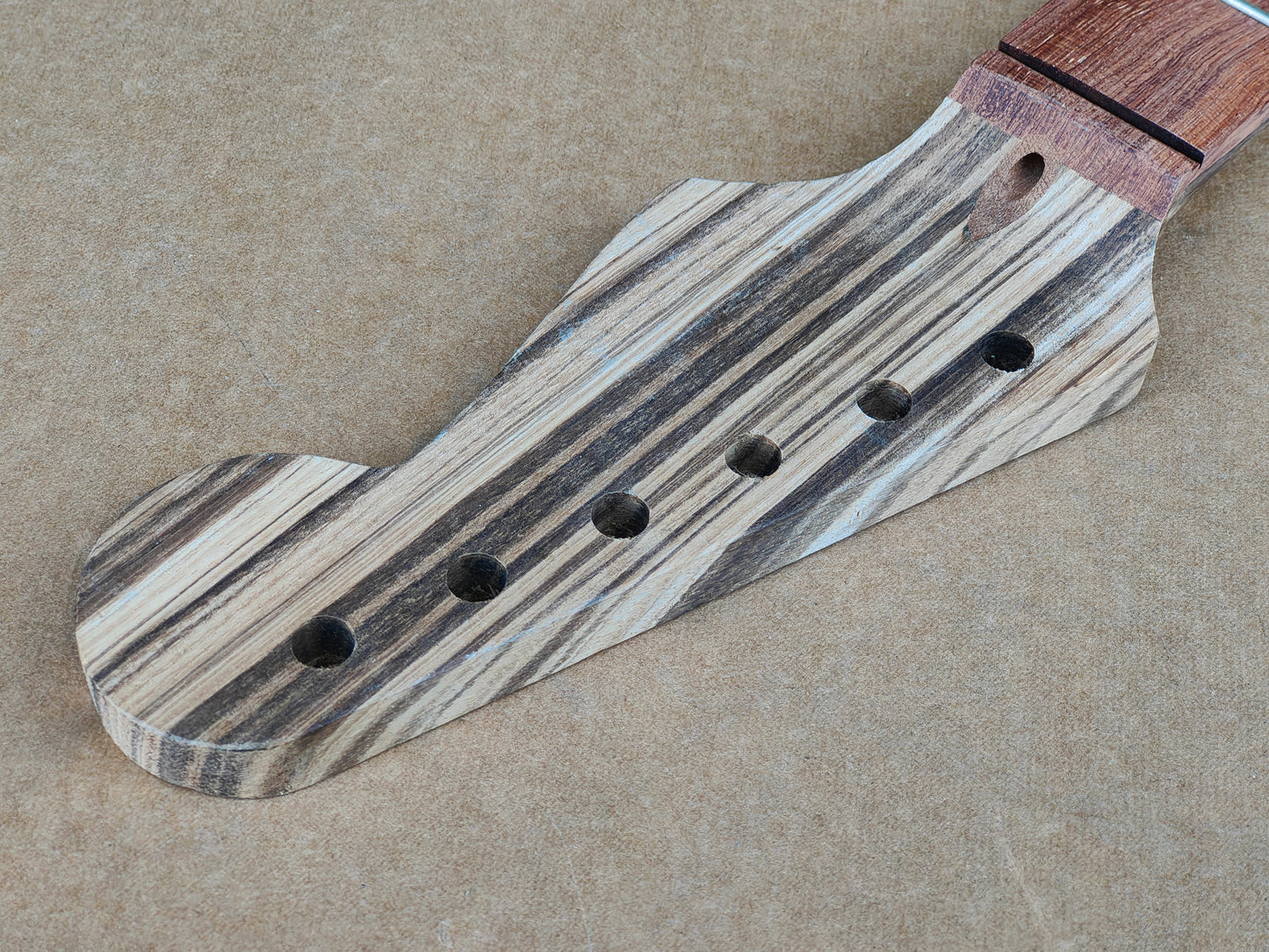Japanese Stratocaster Neck (for Guitar Project/Build) - Zebrawood?