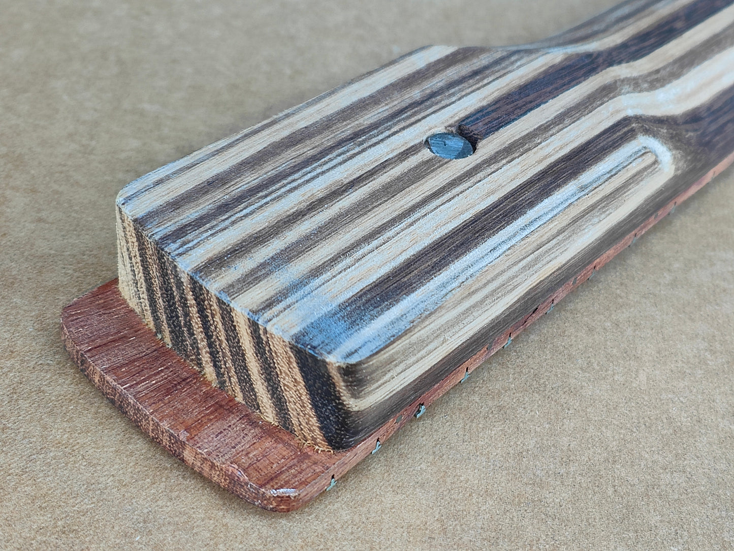 Japanese Stratocaster Neck (for Guitar Project/Build) - Zebrawood?