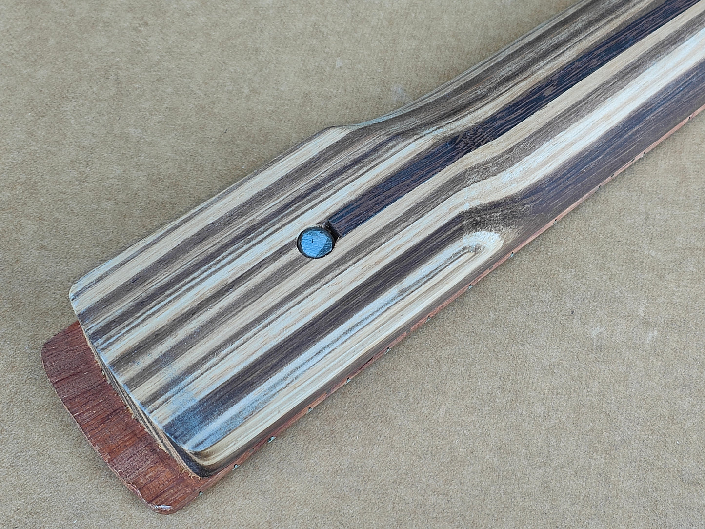 Japanese Stratocaster Neck (for Guitar Project/Build) - Zebrawood?