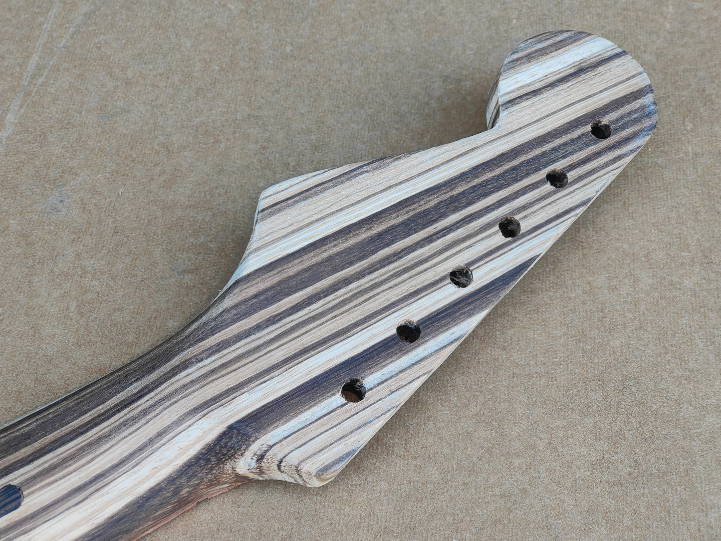 Japanese Stratocaster Neck (for Guitar Project/Build) - Zebrawood?