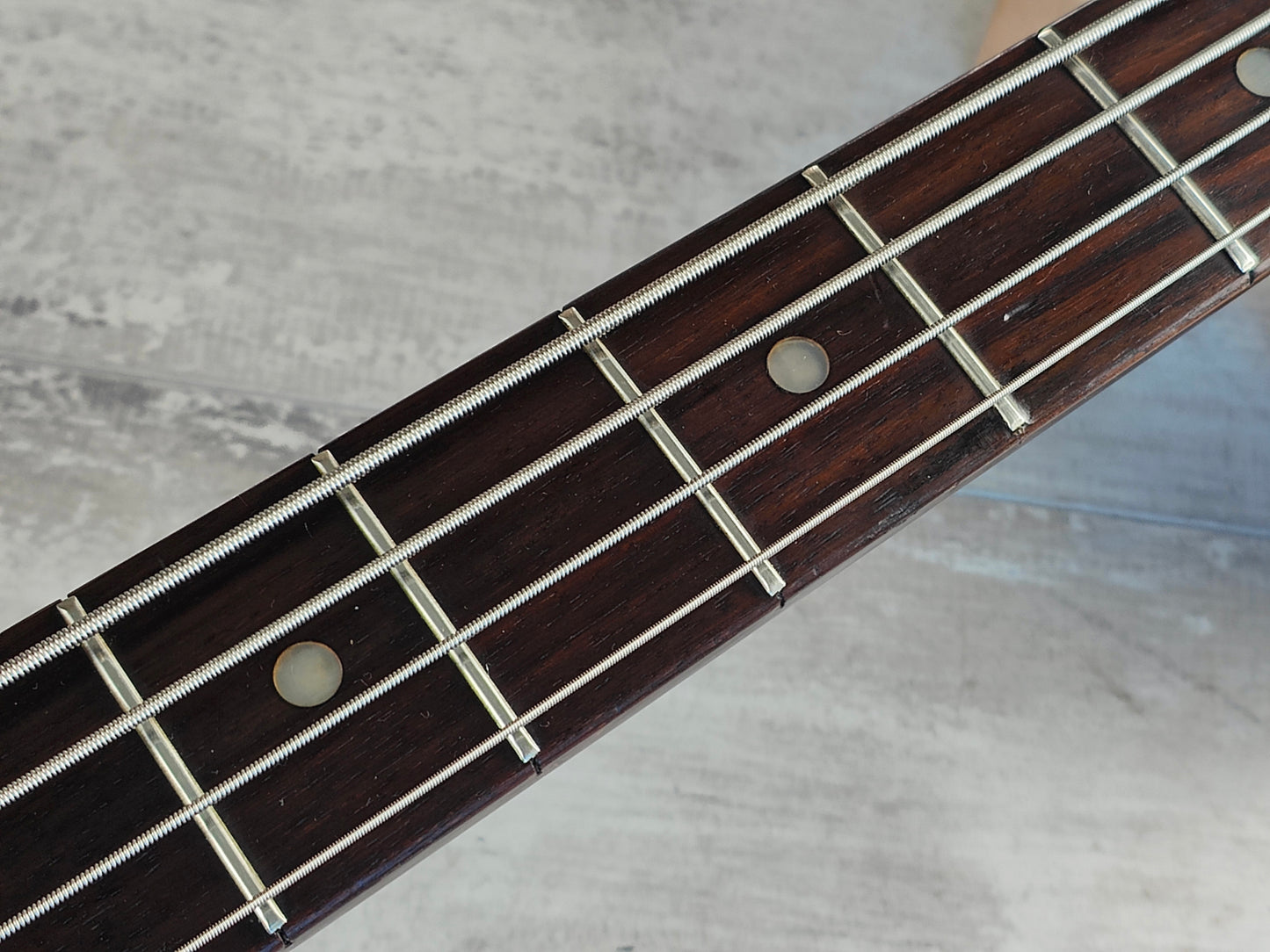 1974 Greco Japan EB420 SG EB Double Cutaway Bass (Cherry Red)