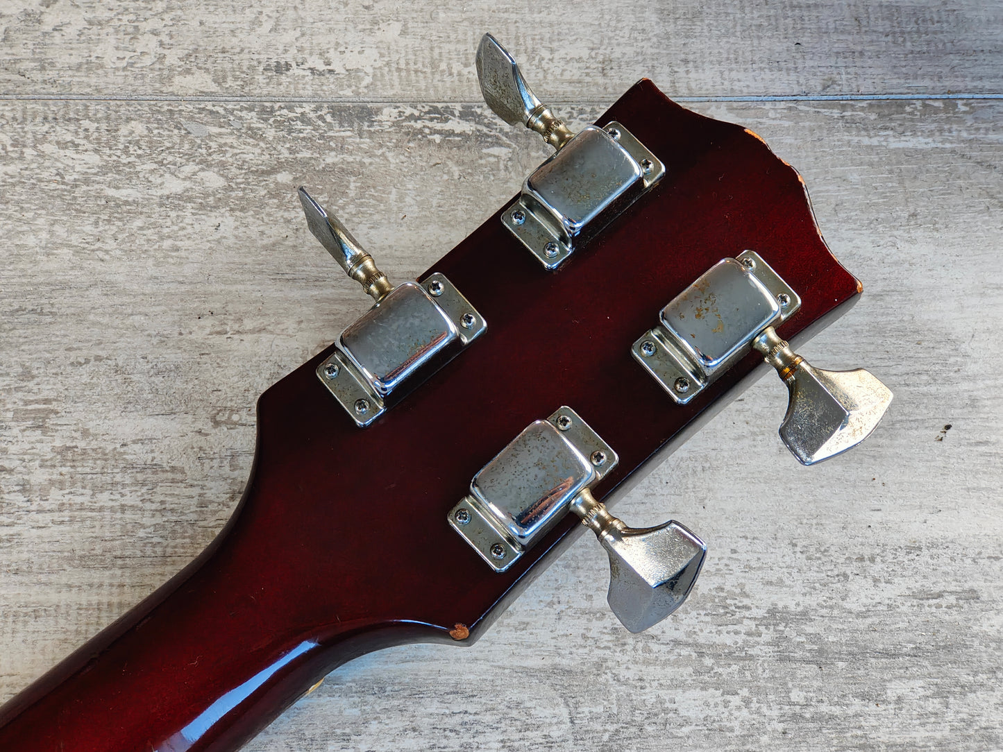 1974 Greco Japan EB420 SG EB Double Cutaway Bass (Cherry Red)