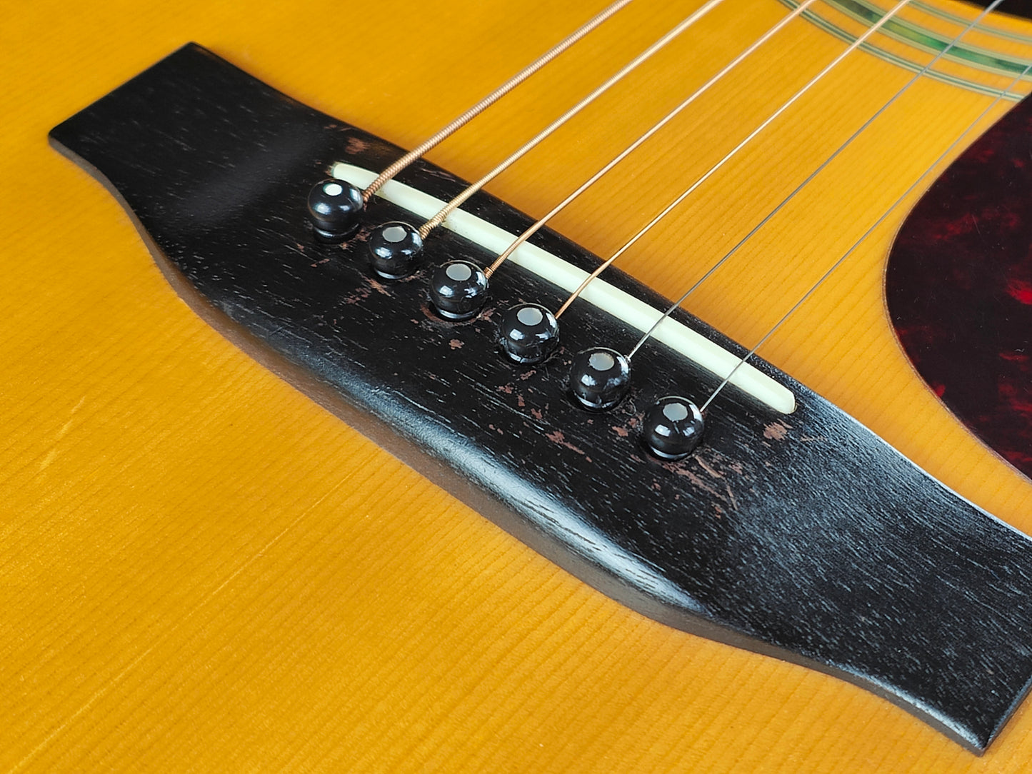 1980's Morris W-35 Dreadnaught Japanese Acoustic Guitar (Natural)