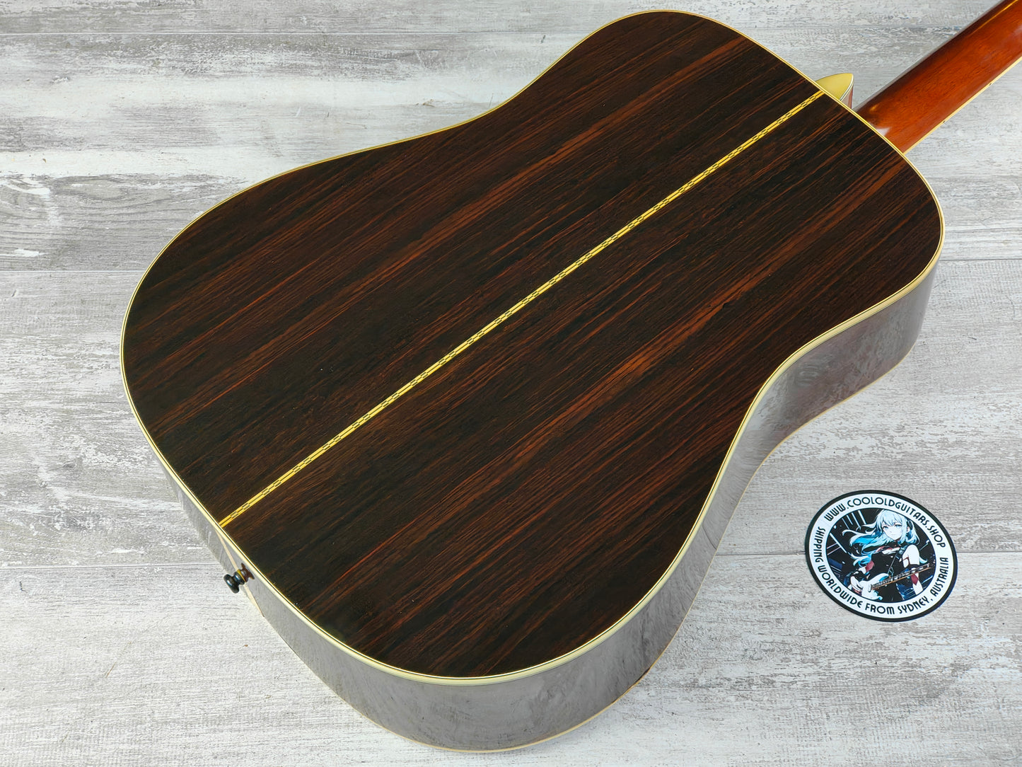 1980's Morris W-35 Dreadnaught Japanese Acoustic Guitar (Natural)