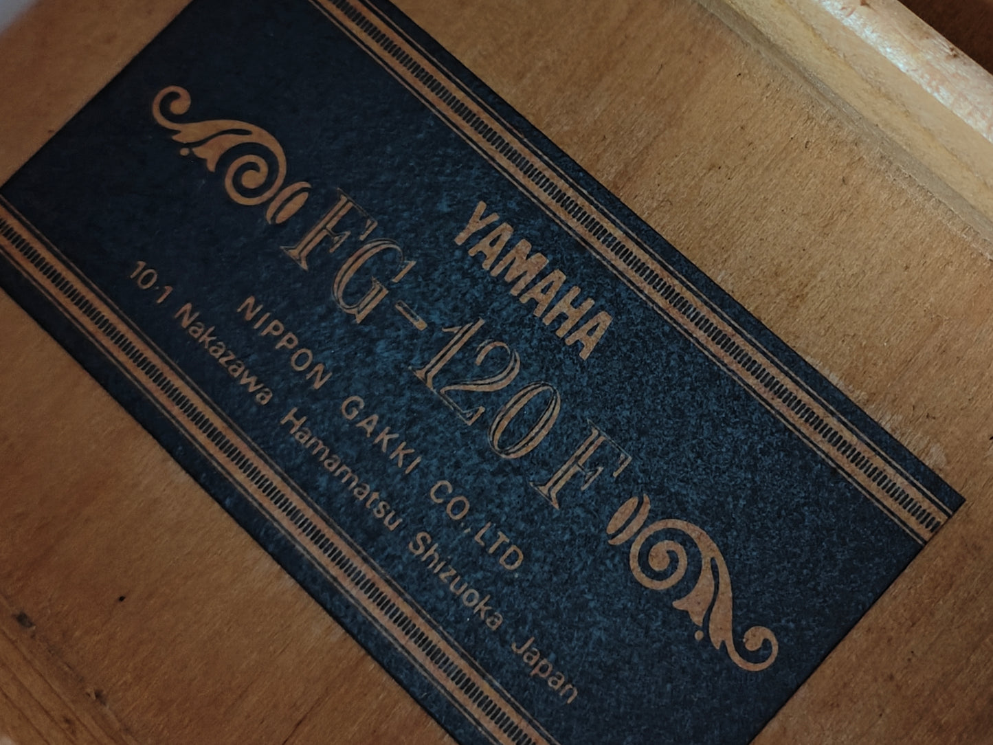 1970's Yamaha Japan FG-120F 00 Auditorium Sized Acoustic (Natural)