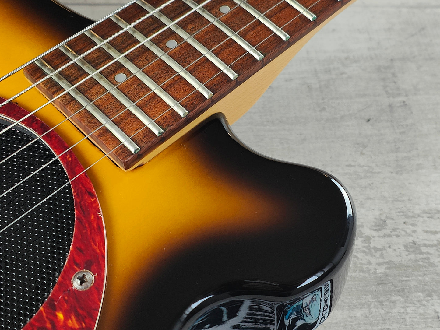 2000's Pignose PGG-TWIN 6/12 Short Scale Doubleneck (Sunburst)