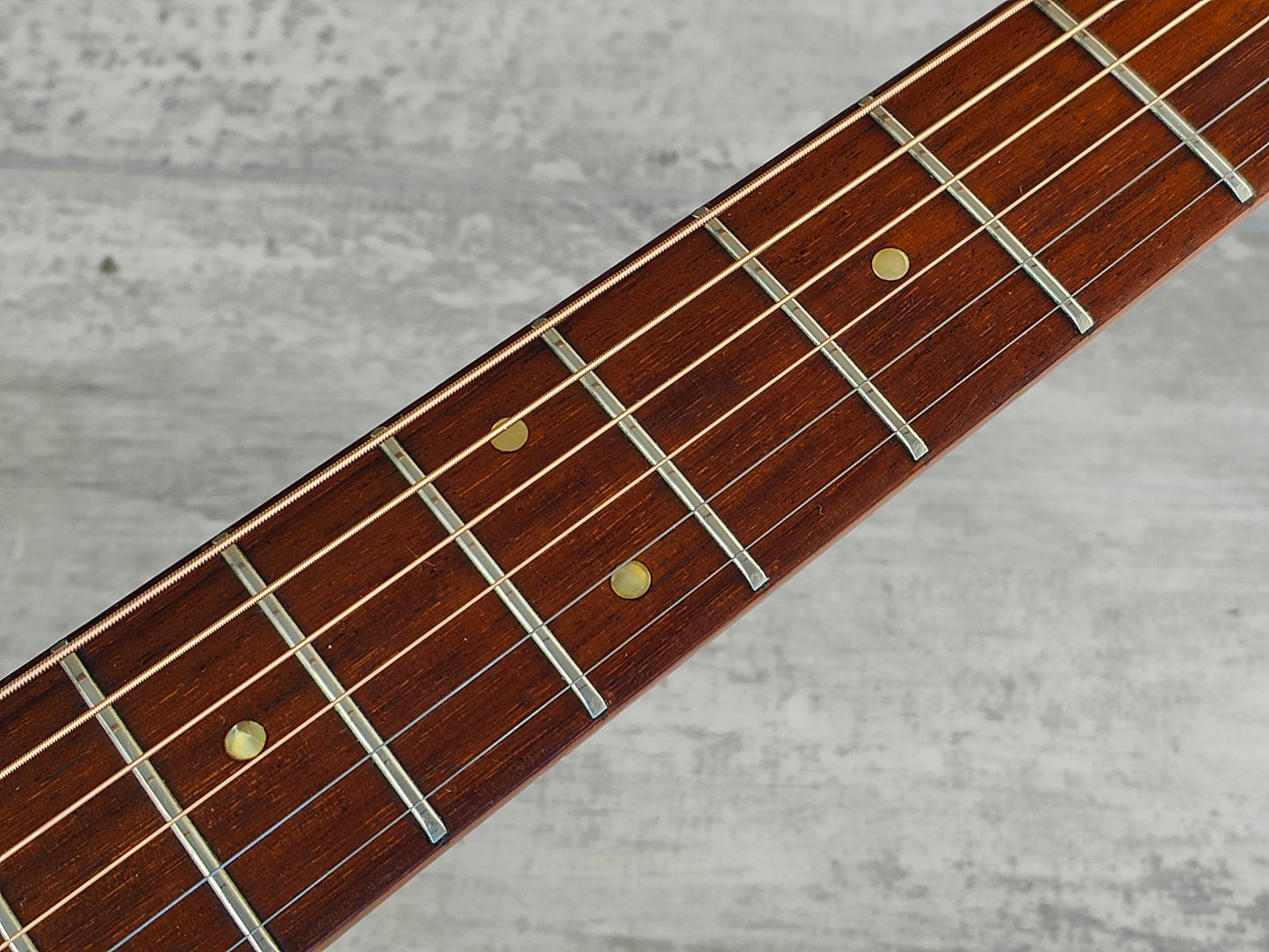 1970's Suzuki Japan F-90W Folk Acoustic Guitar (White)