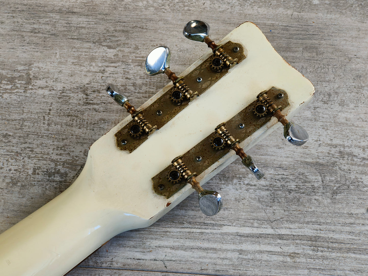 1970's Suzuki Japan F-90W Folk Acoustic Guitar (White)