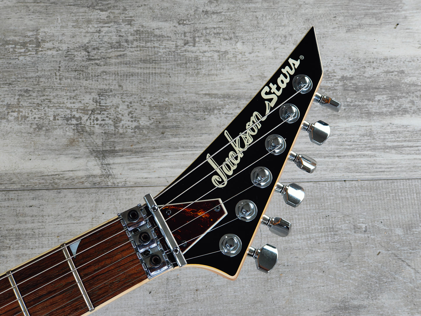 1998 Jackson Stars Japan ADK-905 Arch Top Dinky Superstrat (Flame Amber)