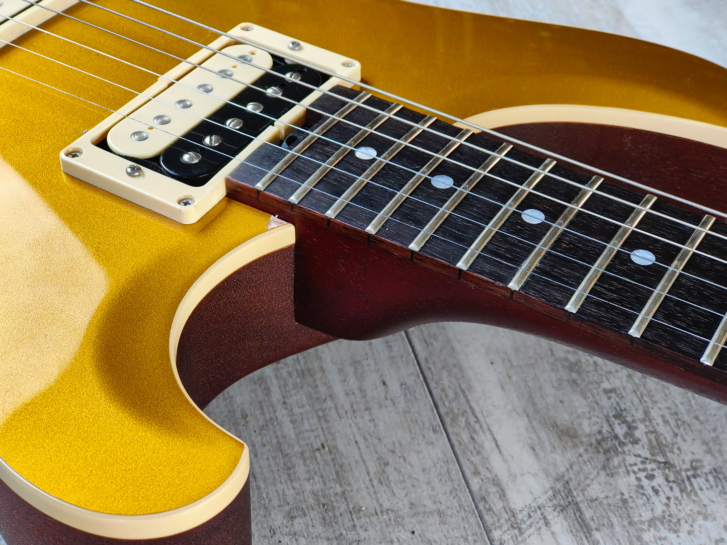 2010 Greco EW-88 Double Cutaway (Gold Top)
