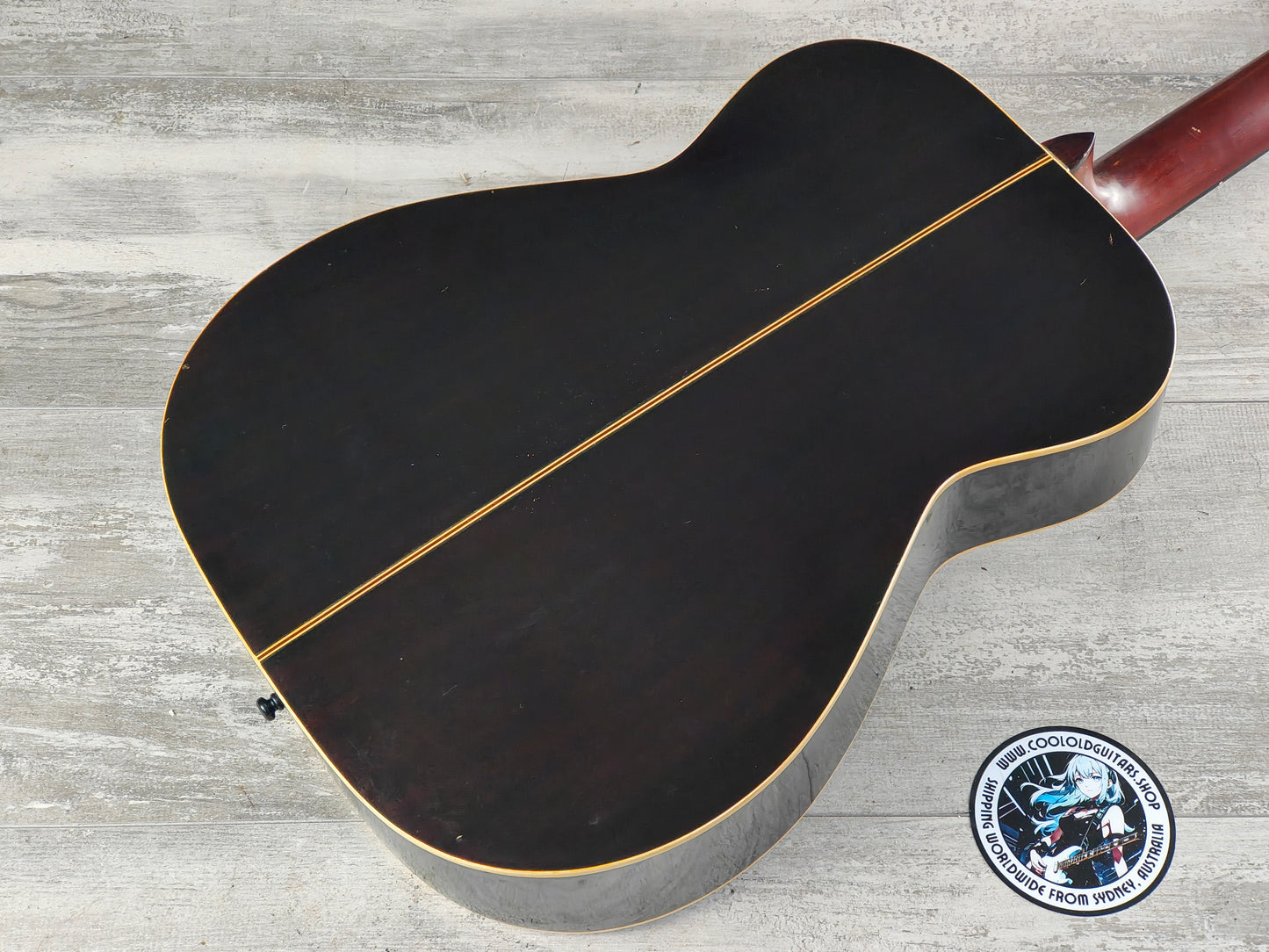 1970's Yamaki Japan F-15 Folk Acoustic Guitar (Brown Sunburst)