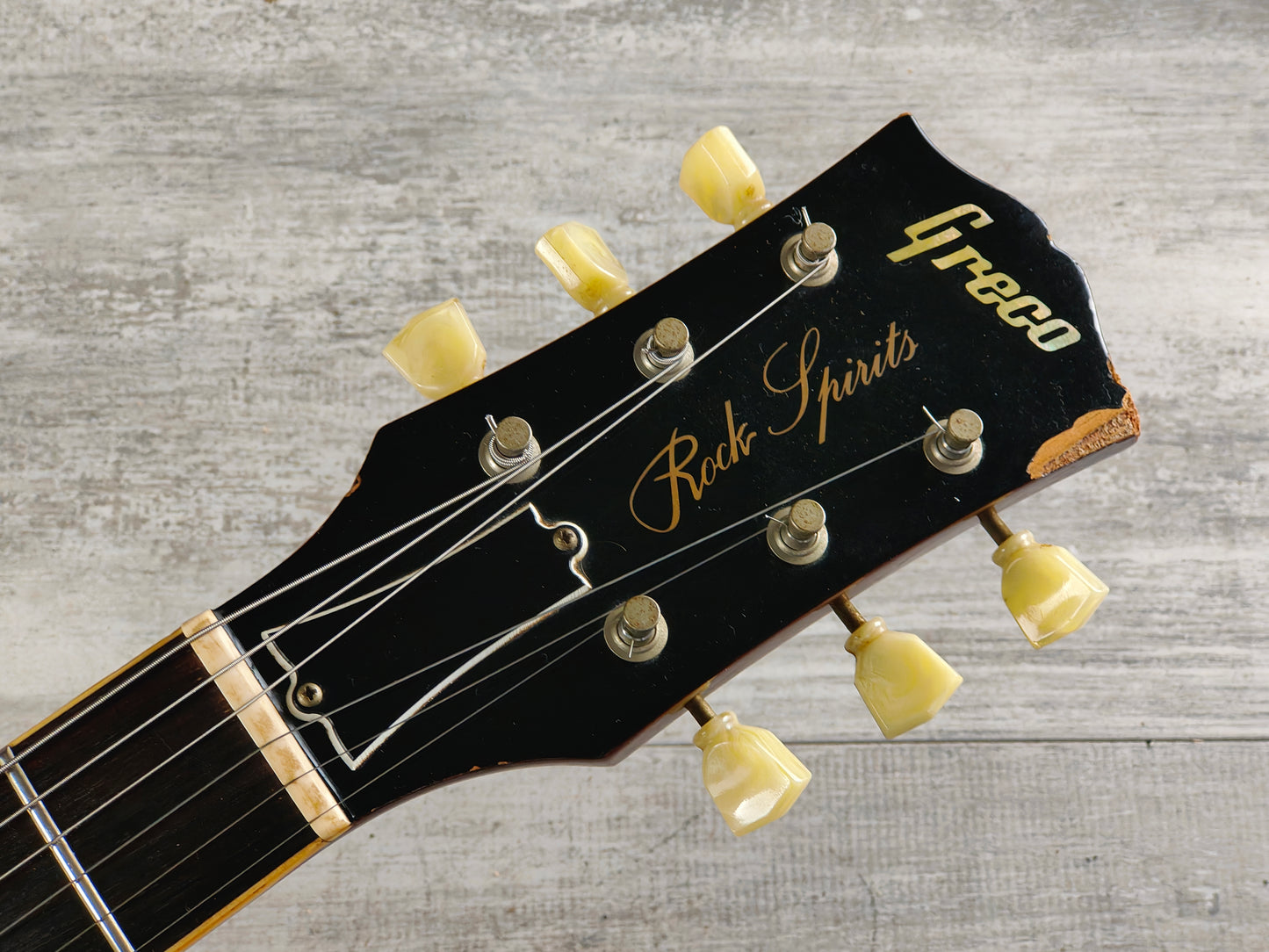 1992 Greco Japan EG-90 Rock Spirits Les Paul Standard (Amber)