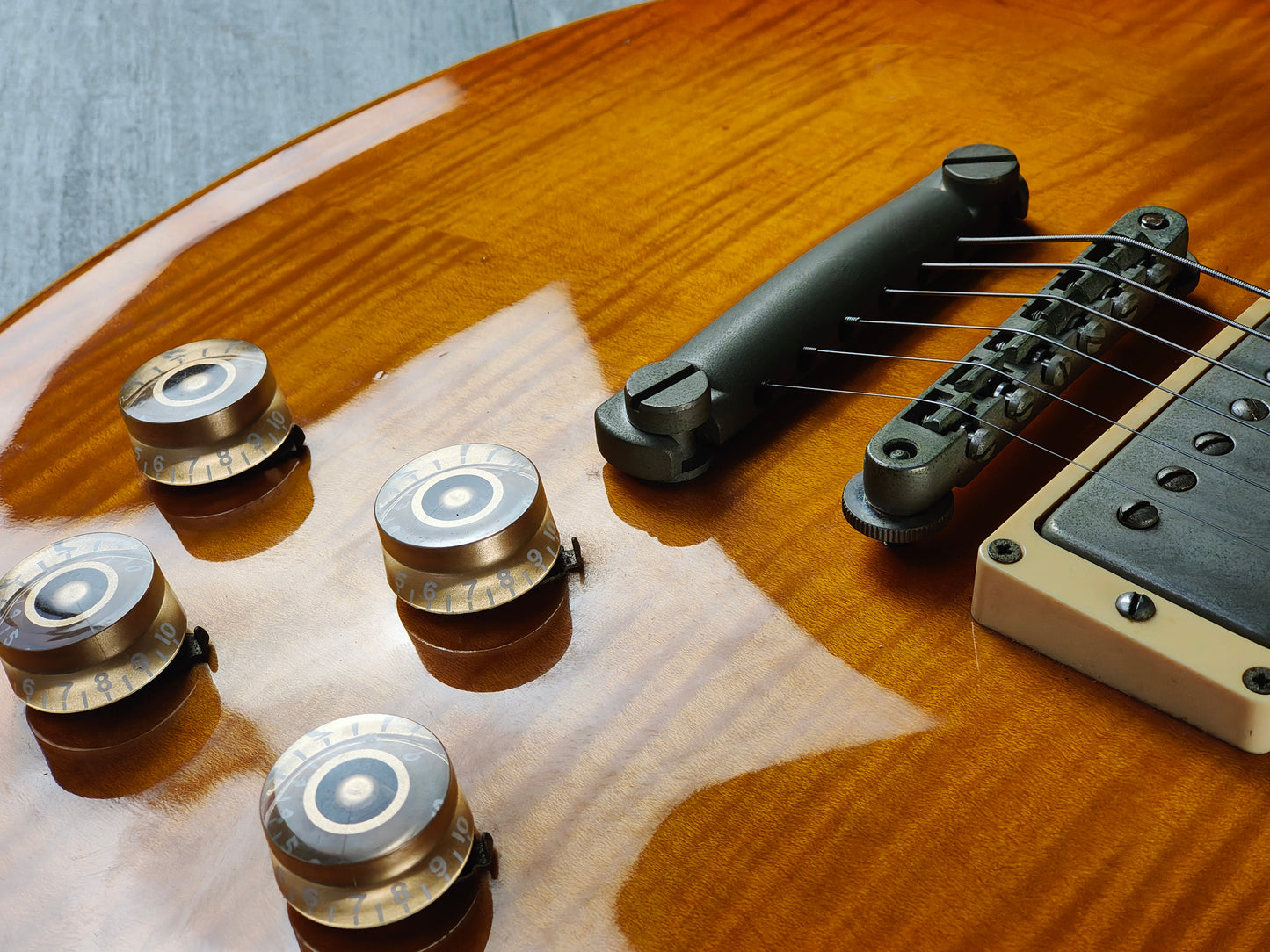 1992 Greco Japan EG-90 Rock Spirits Les Paul Standard (Amber)