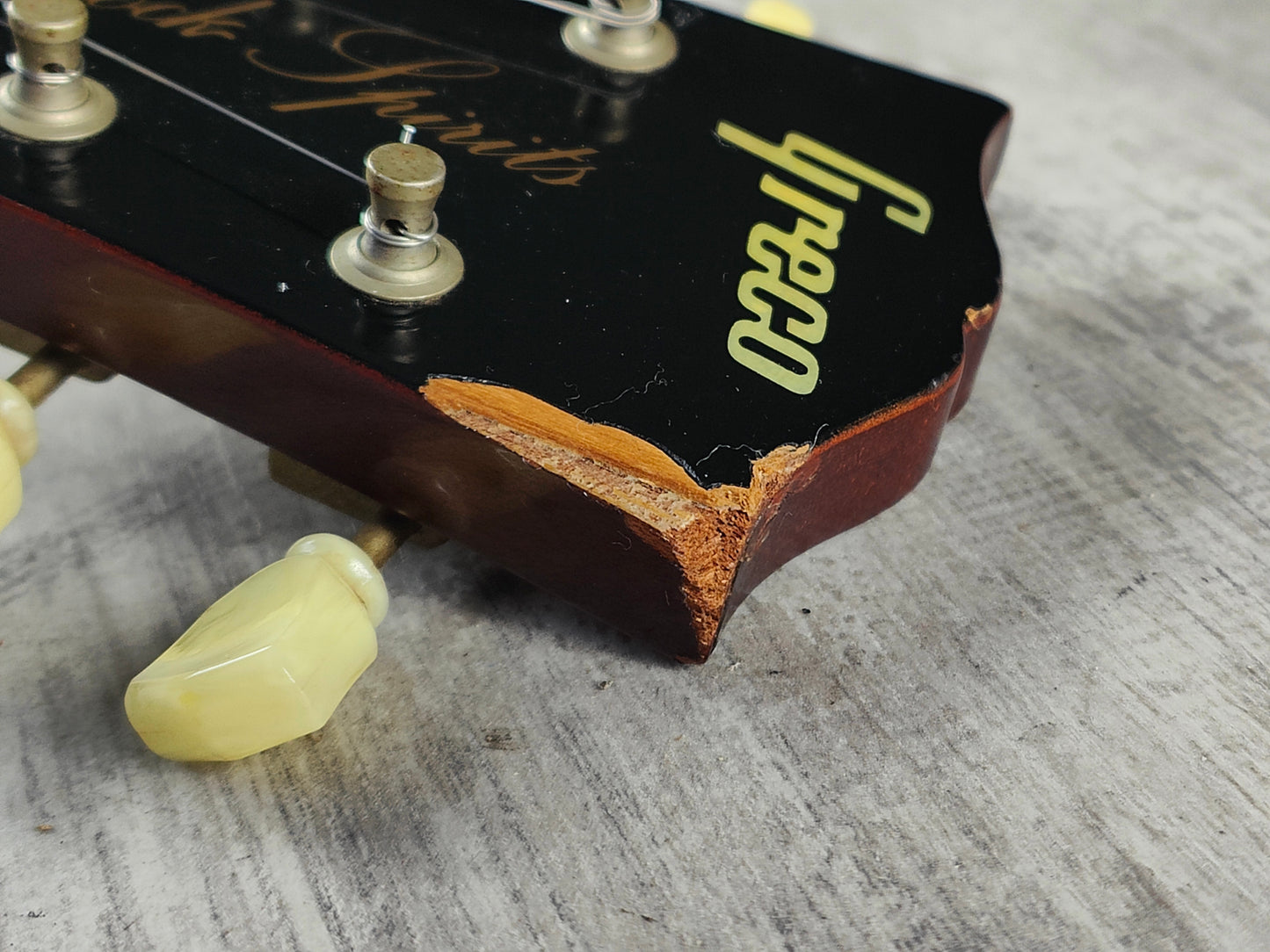 1992 Greco Japan EG-90 Rock Spirits Les Paul Standard (Amber)