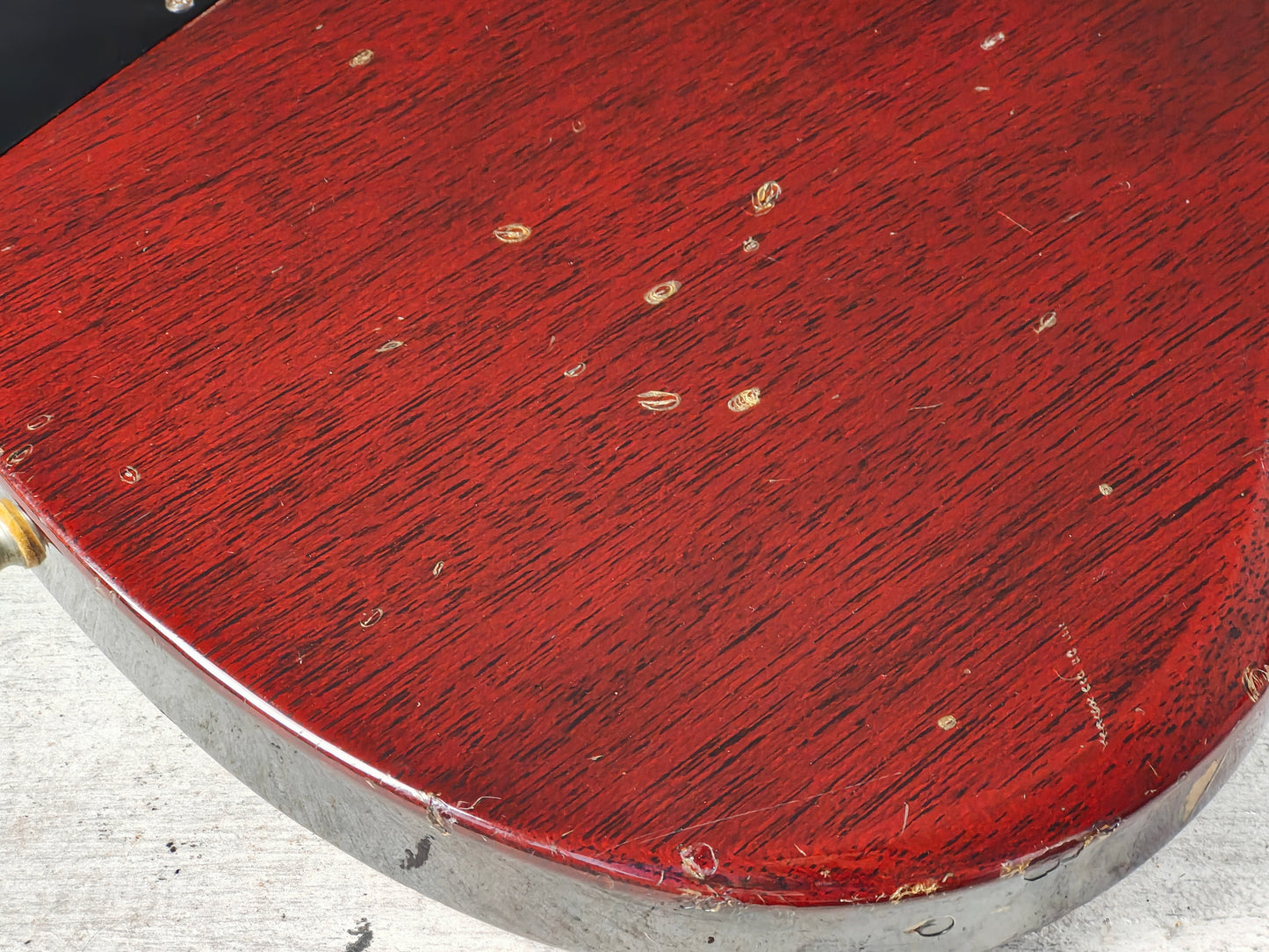 1981 Aria Pro II Japan SL-500D '61 SG Double Cutaway (Cherry Red)