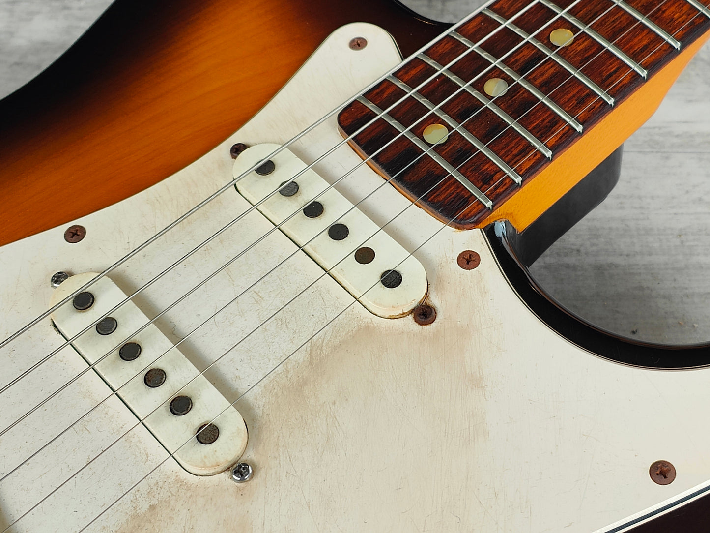 1977 Navigator (by ESP Japan) Esparto SP-01 '62 Reissue Stratocaster (Brown Sunburst)