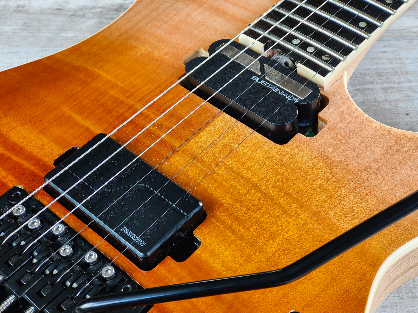 2021 Schecter Diamond Series C-1 FR S SLS Elite w/Sustainiac (Antique Fade Burst)