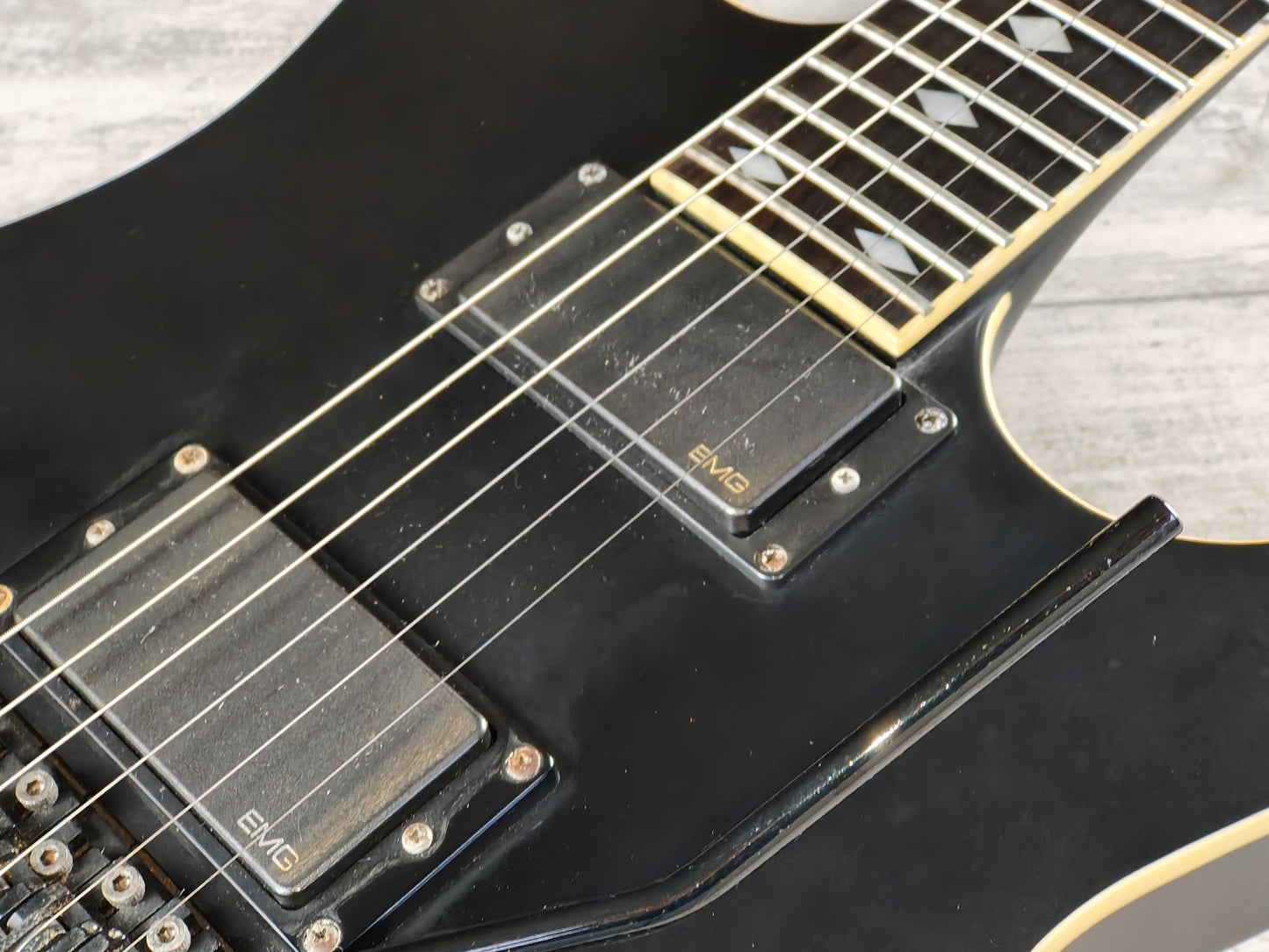 2008 BC Rich ASM Pro Assassin Neckthrough HH Superstrat w/EMG's (Black)