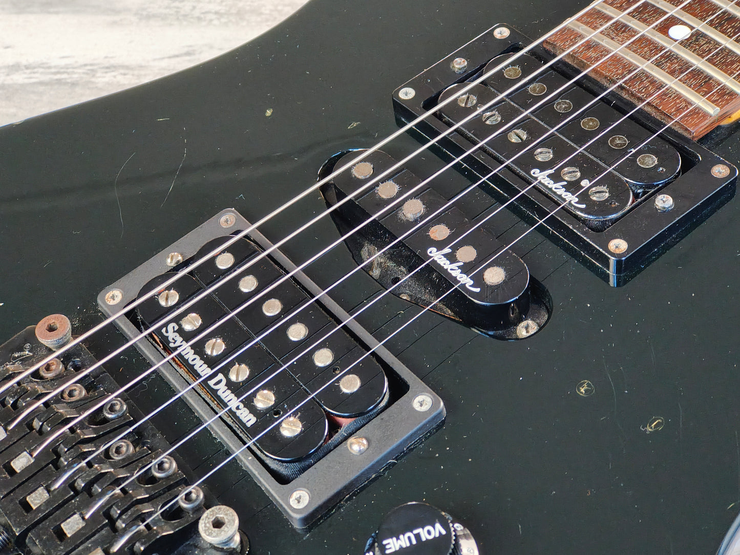 1991 Charvel Jackson Japan DK-070-HSH Dinky (Black)