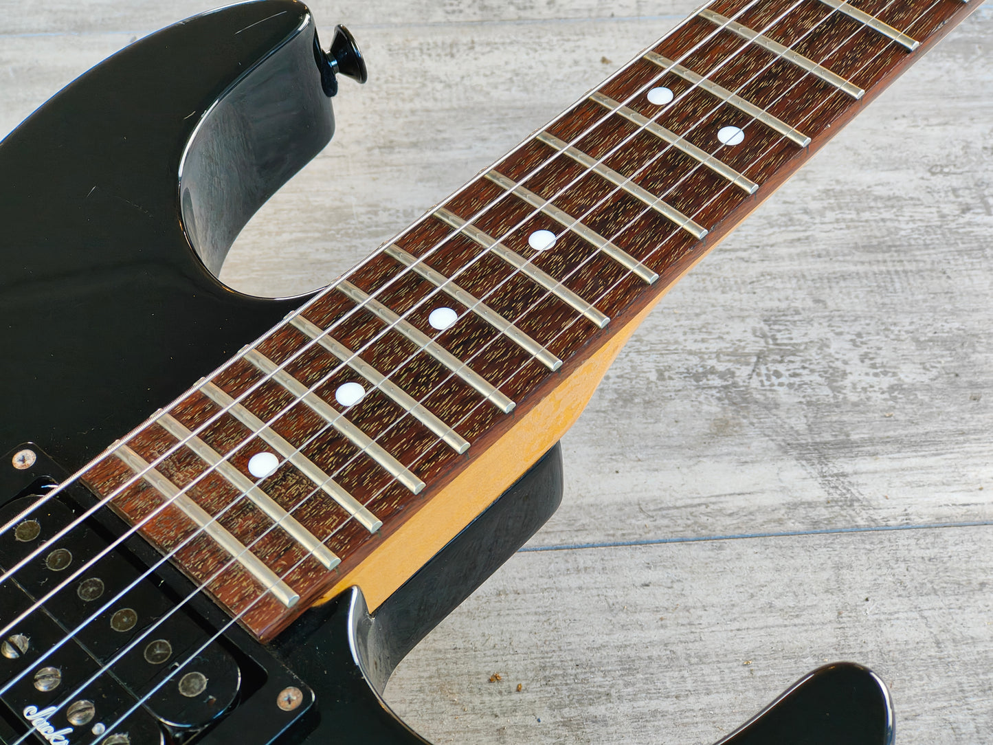 1991 Charvel Jackson Japan DK-070-HSH Dinky (Black)