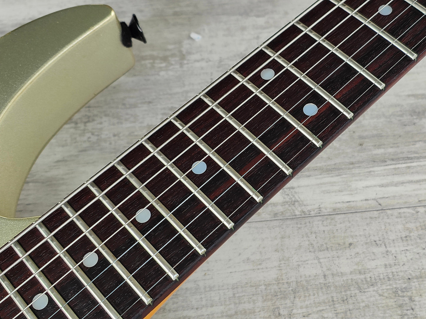 2000 Ibanez Japan RG7621 7 String HH Superstrat (Zinc Silver)