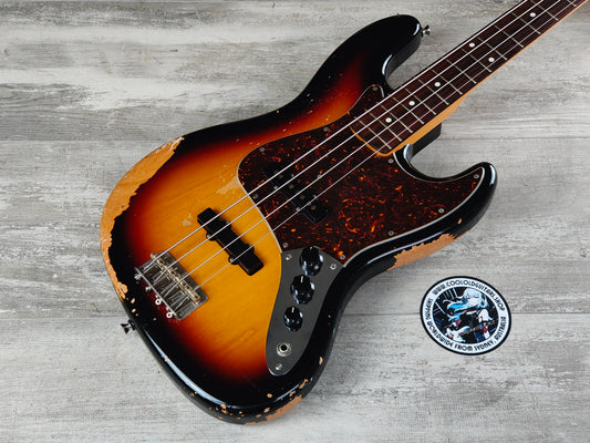 2007 Navigator (by ESP Japan) NJB-280LTD Jazz Bass (Sunburst)