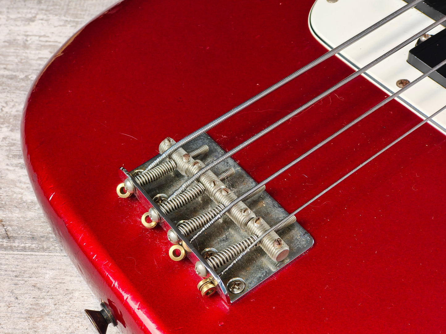 1985 Tokai Japan TPB-60 Hard Puncher 60's Precision Bass (Candy Apple Red)