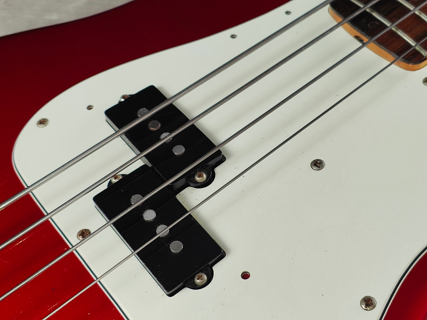 1985 Tokai Japan TPB-60 Hard Puncher 60's Precision Bass (Candy Apple Red)