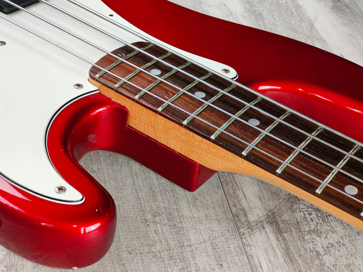 1985 Tokai Japan TPB-60 Hard Puncher 60's Precision Bass (Candy Apple Red)