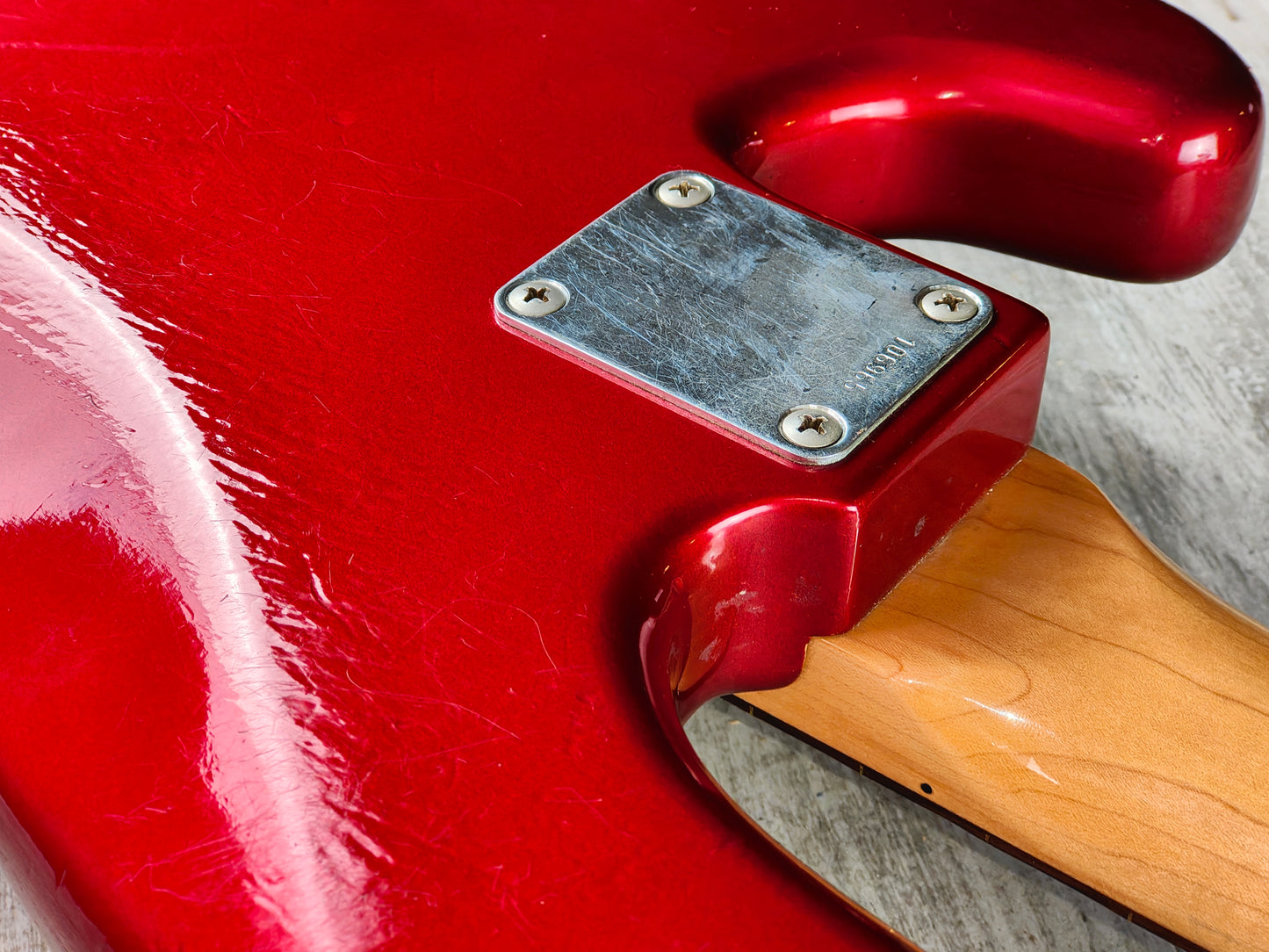 1985 Tokai Japan TPB-60 Hard Puncher 60's Precision Bass (Candy Apple Red)