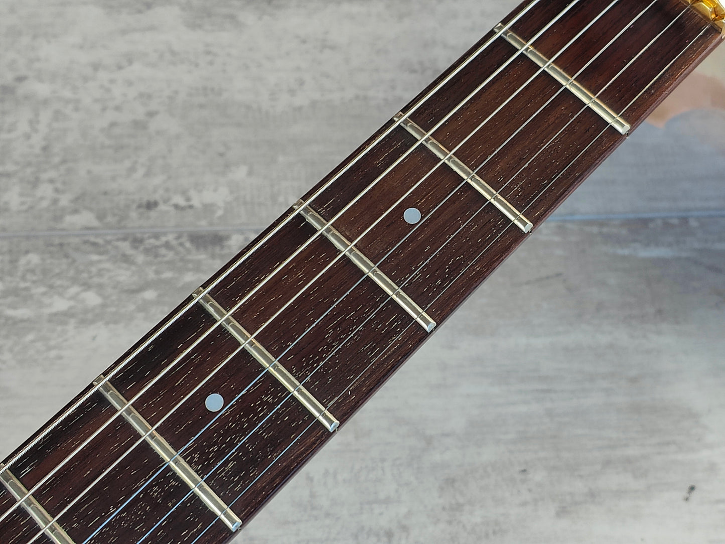 1990 Aria Pro II Japan Magna "Aura" Artist Model Superstrat (Pink Graffiti)