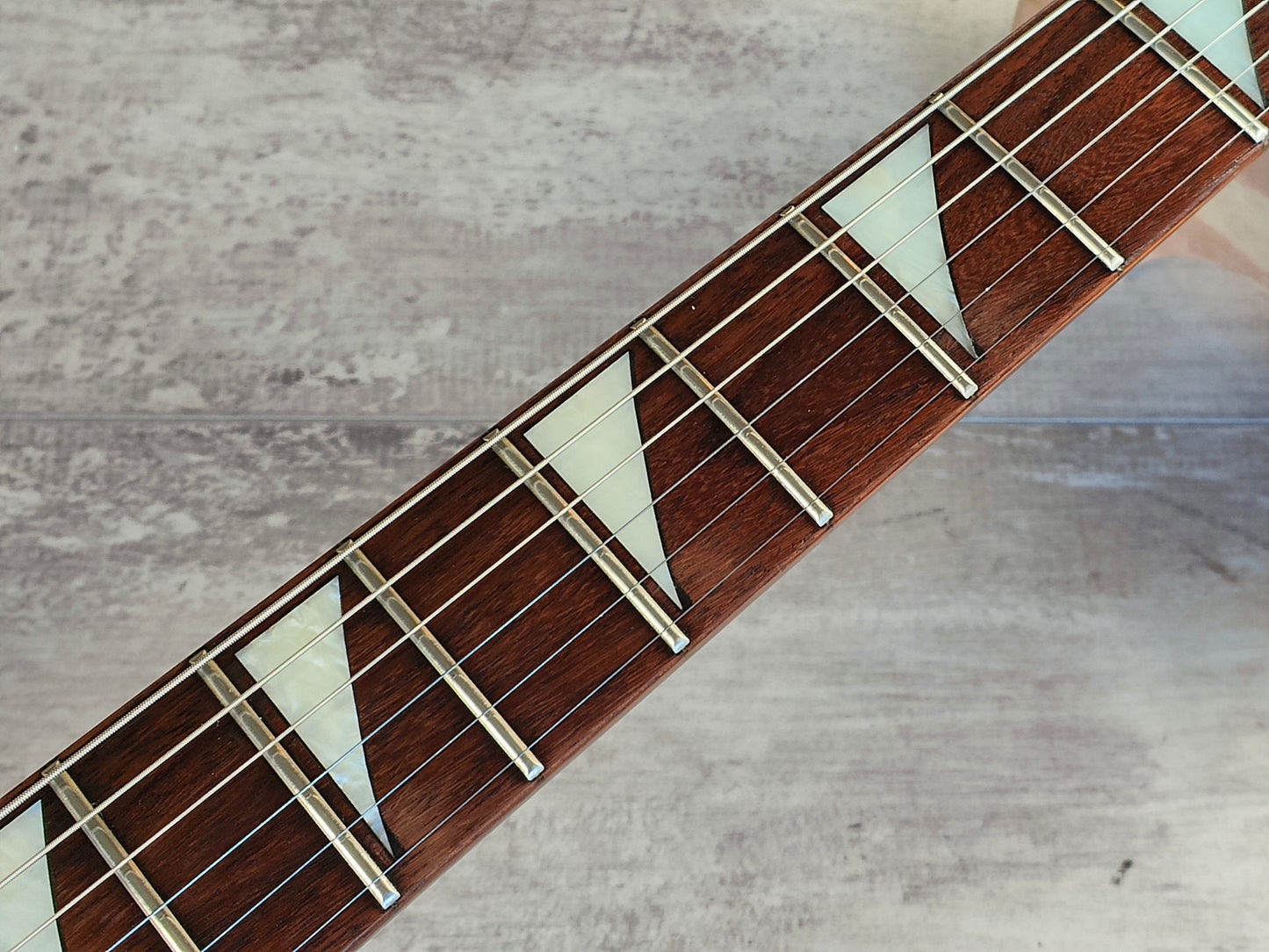 1989 Samick IKRB-421 "Roadstar" Superstrat (Red Crackle)