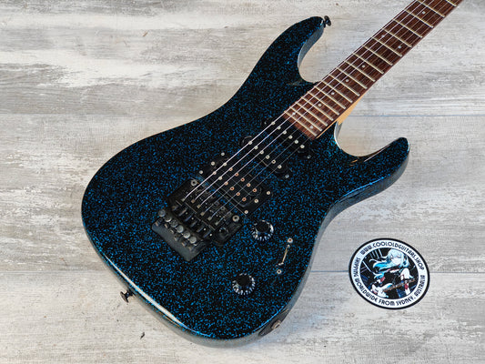 1993 Aria Pro II Japan MA-55 Magna Superstrat (Metallic Blue Flake)