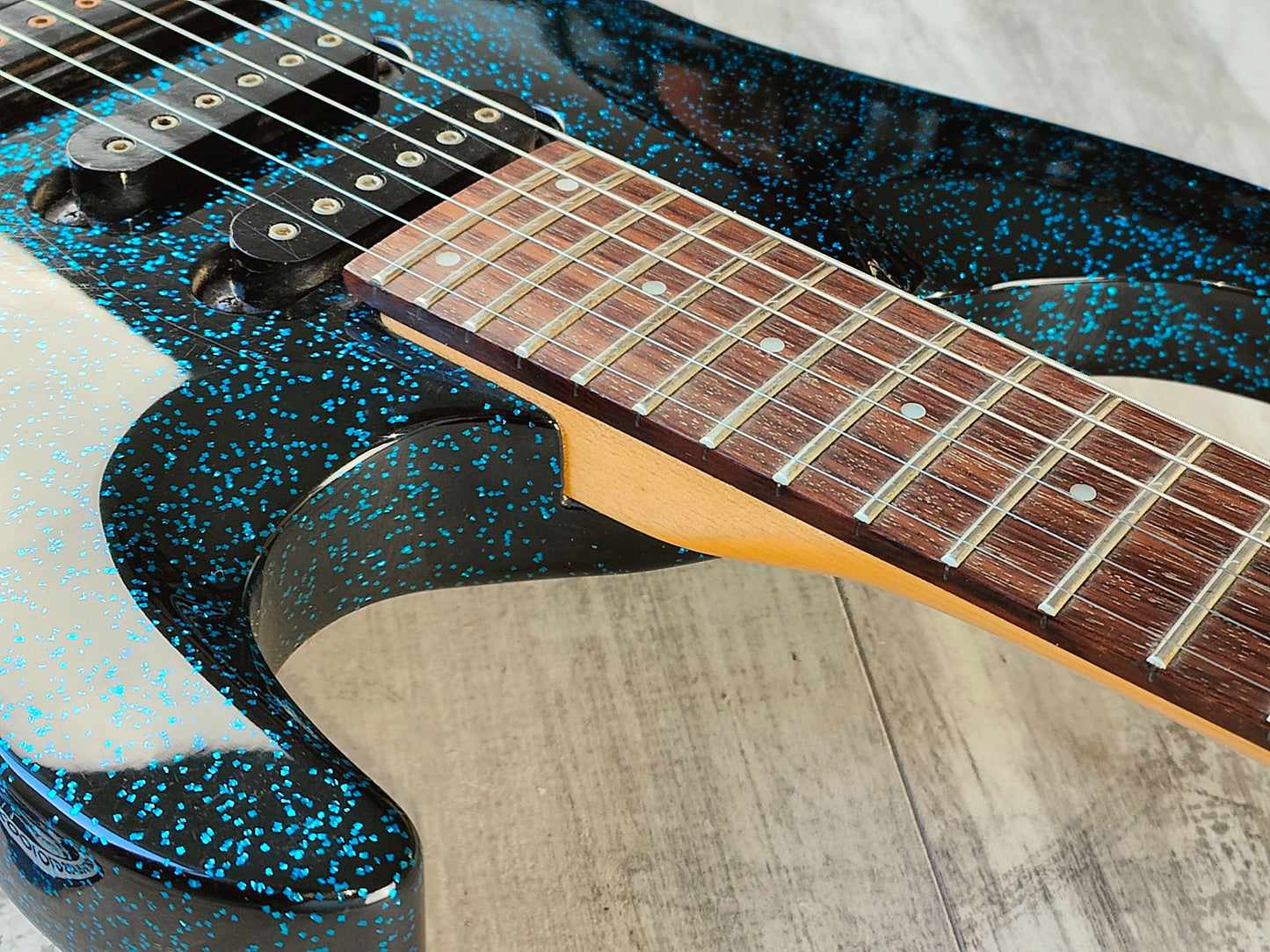 1993 Aria Pro II Japan MA-55 Magna Superstrat (Metallic Blue Flake)