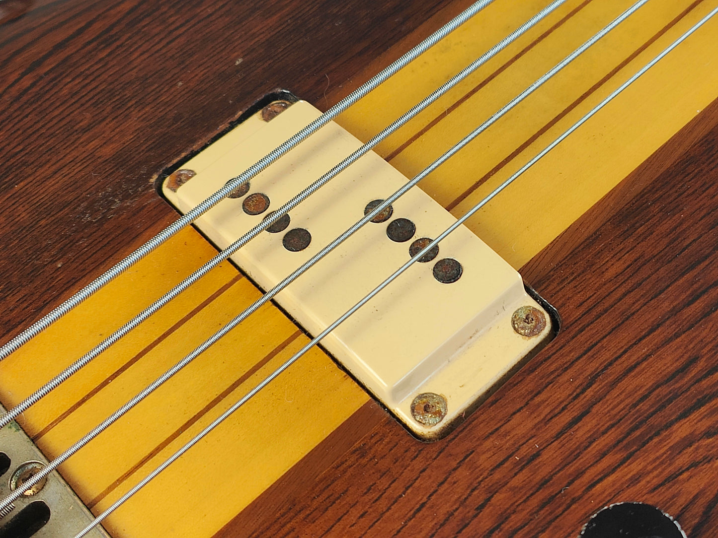 1980 Aria Pro II Japan TSB-550 Thor Sound Neckthrough Electric Bass (Japan Brown)