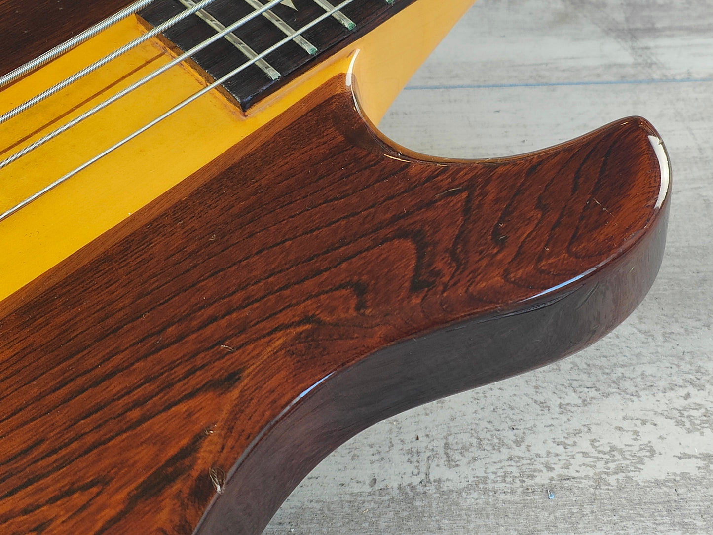 1980 Aria Pro II Japan TSB-550 Thor Sound Neckthrough Electric Bass (Japan Brown)