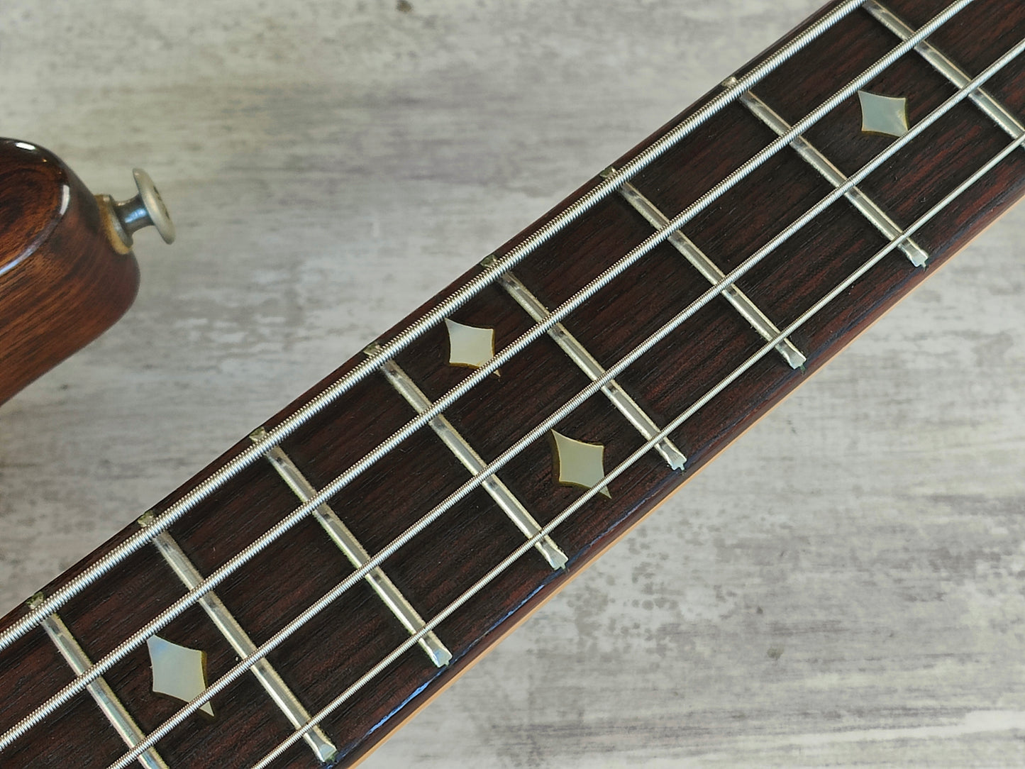 1980 Aria Pro II Japan TSB-550 Thor Sound Neckthrough Electric Bass (Japan Brown)