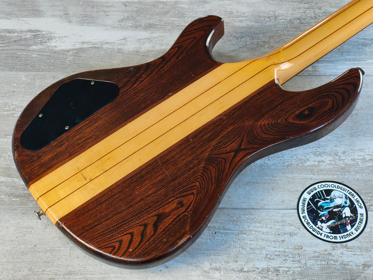 1980 Aria Pro II Japan TSB-550 Thor Sound Neckthrough Electric Bass (Japan Brown)