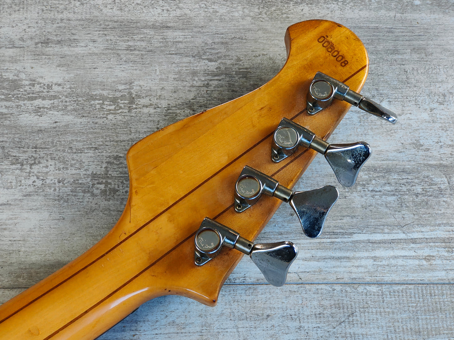 1980 Aria Pro II Japan TSB-550 Thor Sound Neckthrough Electric Bass (Japan Brown)