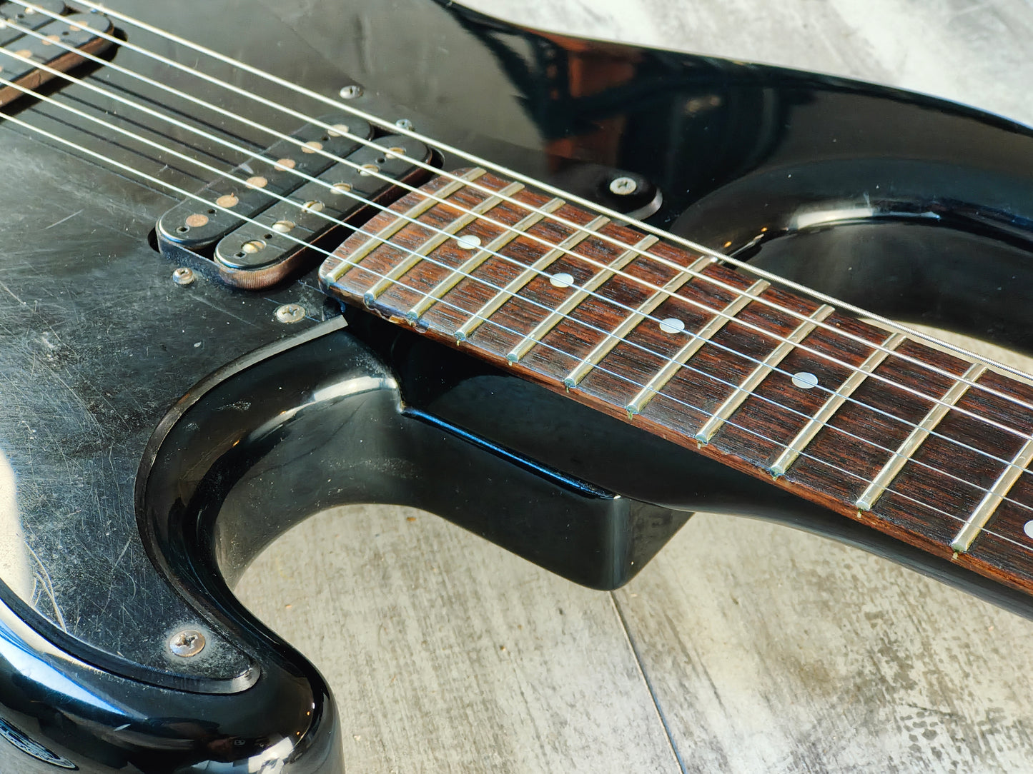 1984 Fender Japan ST-555 HH Contemporary Stratocaster (Black)