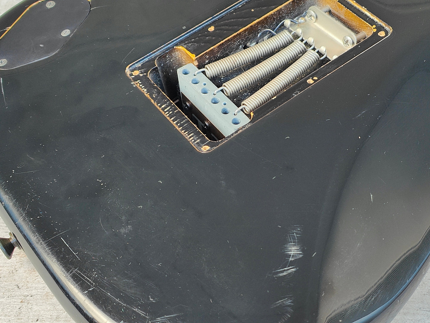 1984 Fender Japan ST-555 HH Contemporary Stratocaster (Black)