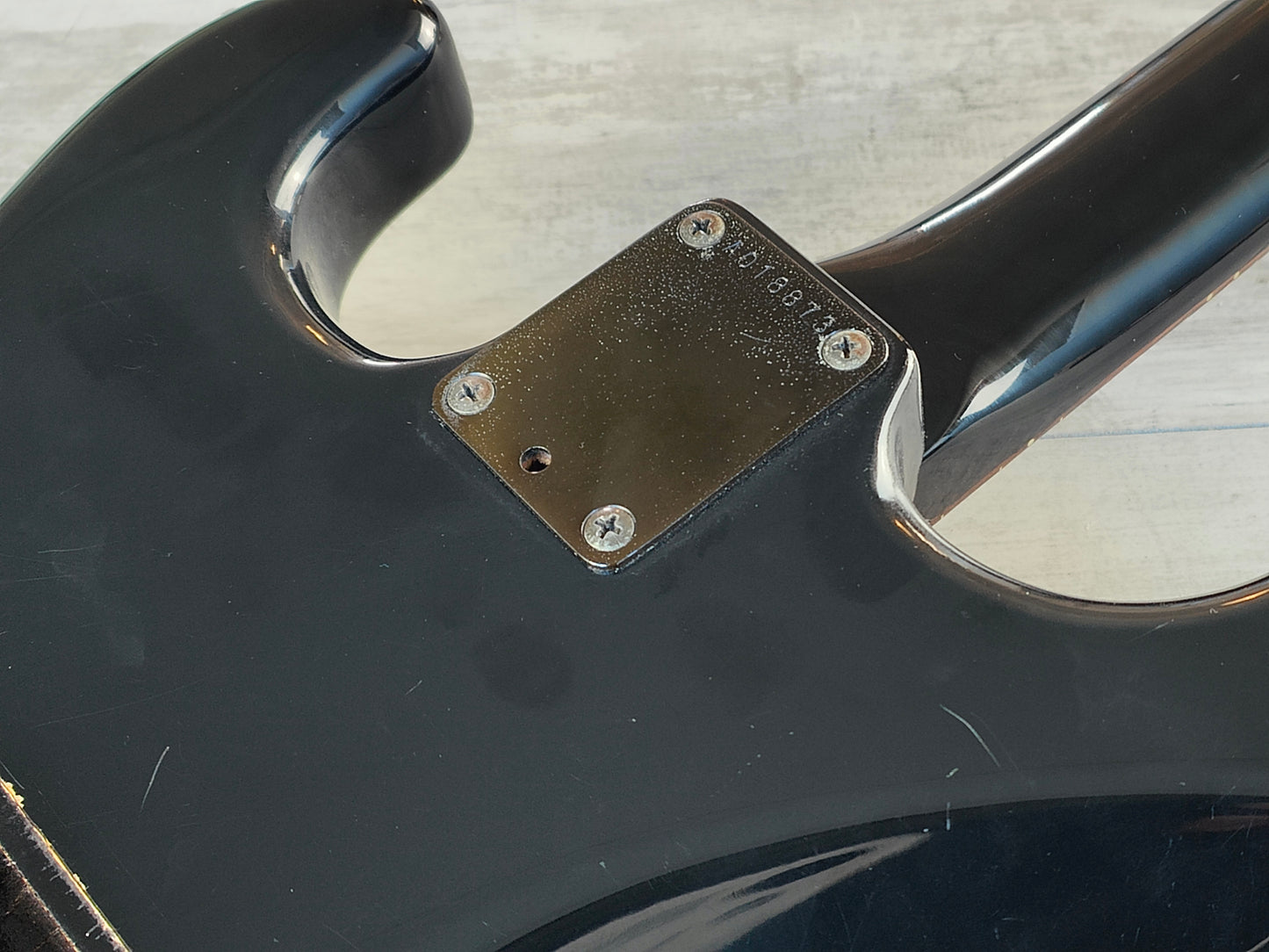 1984 Fender Japan ST-555 HH Contemporary Stratocaster (Black)