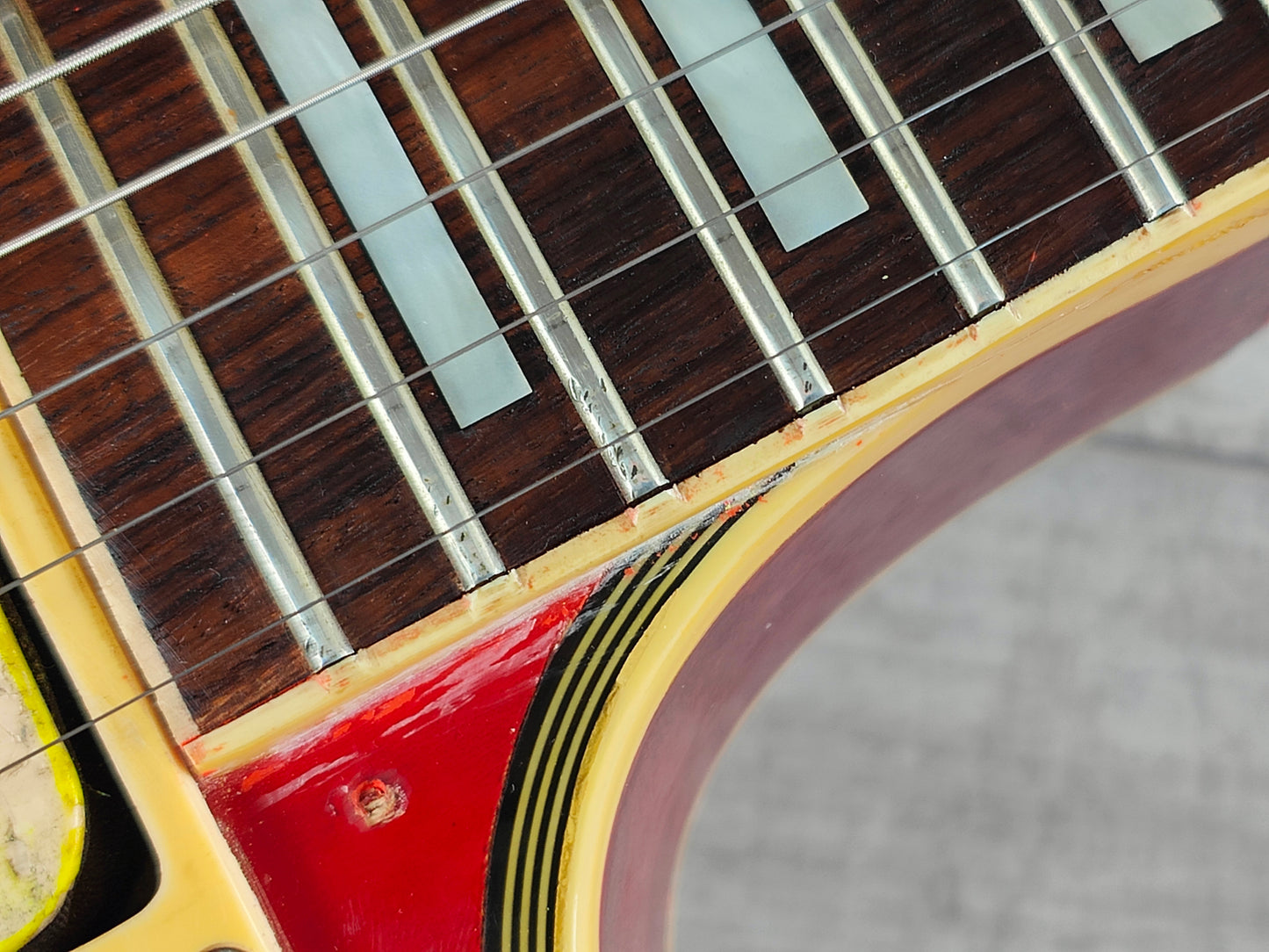 1978 Greco Japan EG-600PR 3PU Les Paul Custom (Cherry Sunburst)