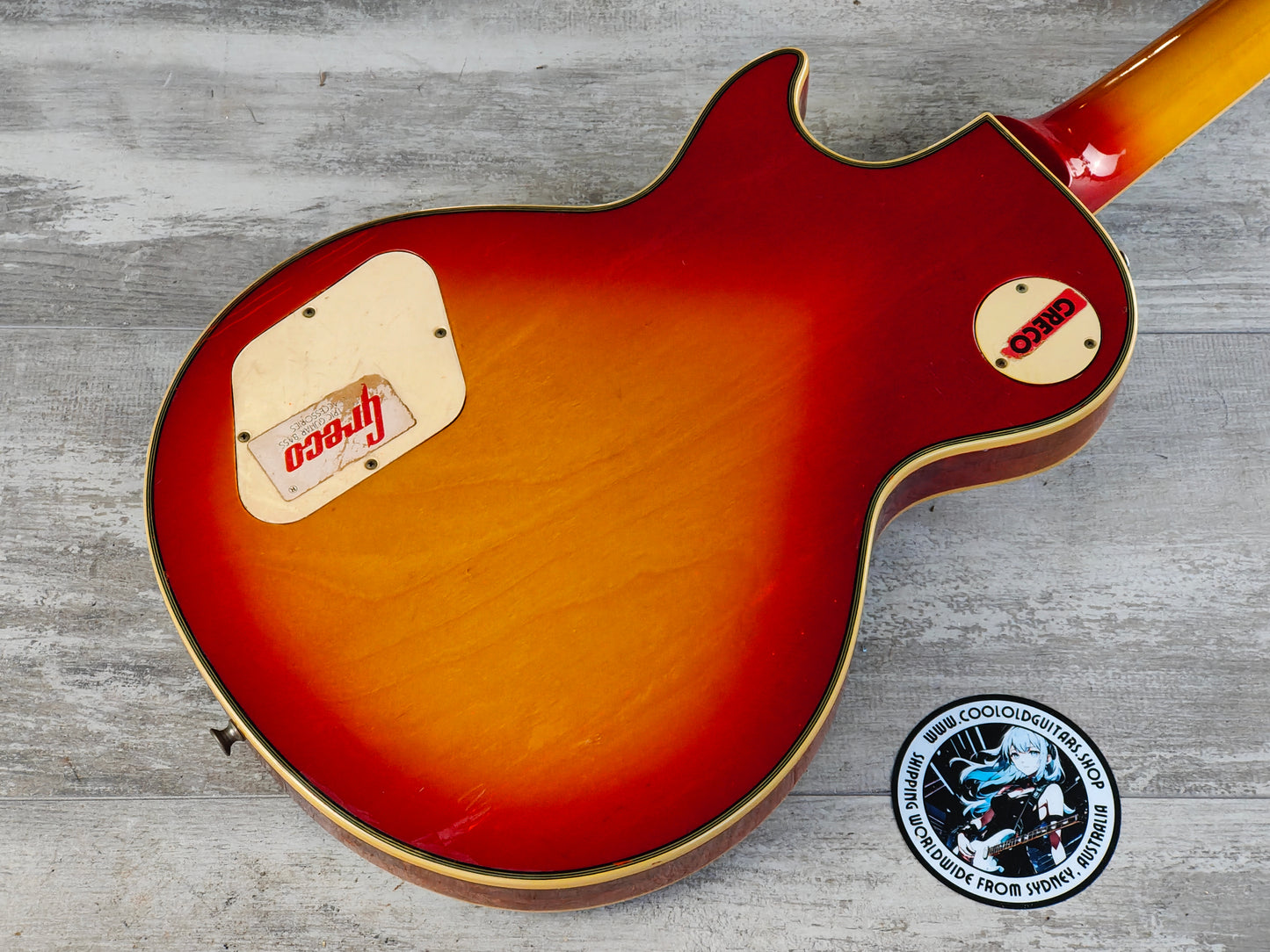 1978 Greco Japan EG-600PR 3PU Les Paul Custom (Cherry Sunburst)