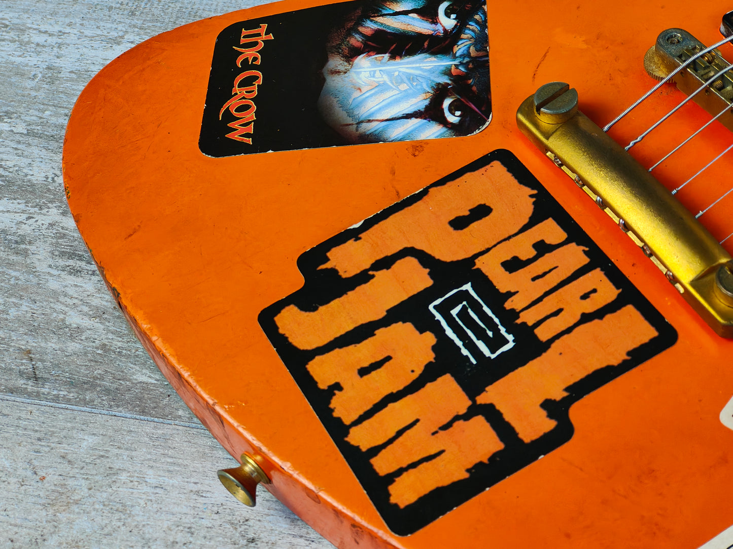 1990's Fernandes Japan MG-80x Mockingbird (Orange)