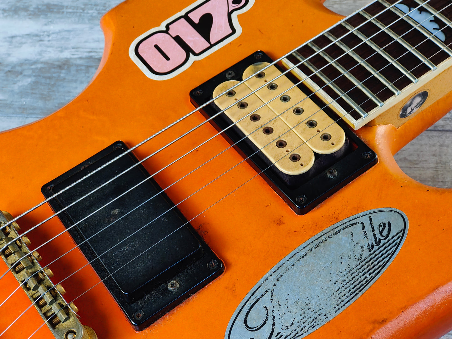 1990's Fernandes Japan MG-80x Mockingbird (Orange)