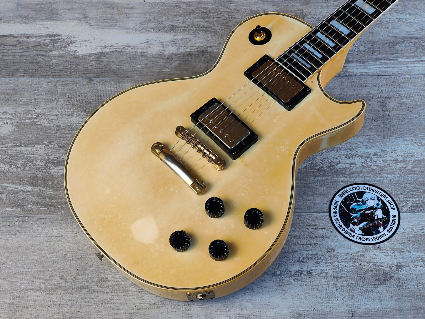 1991 Orville (by Gibson) Les Paul Custom (Aged White)