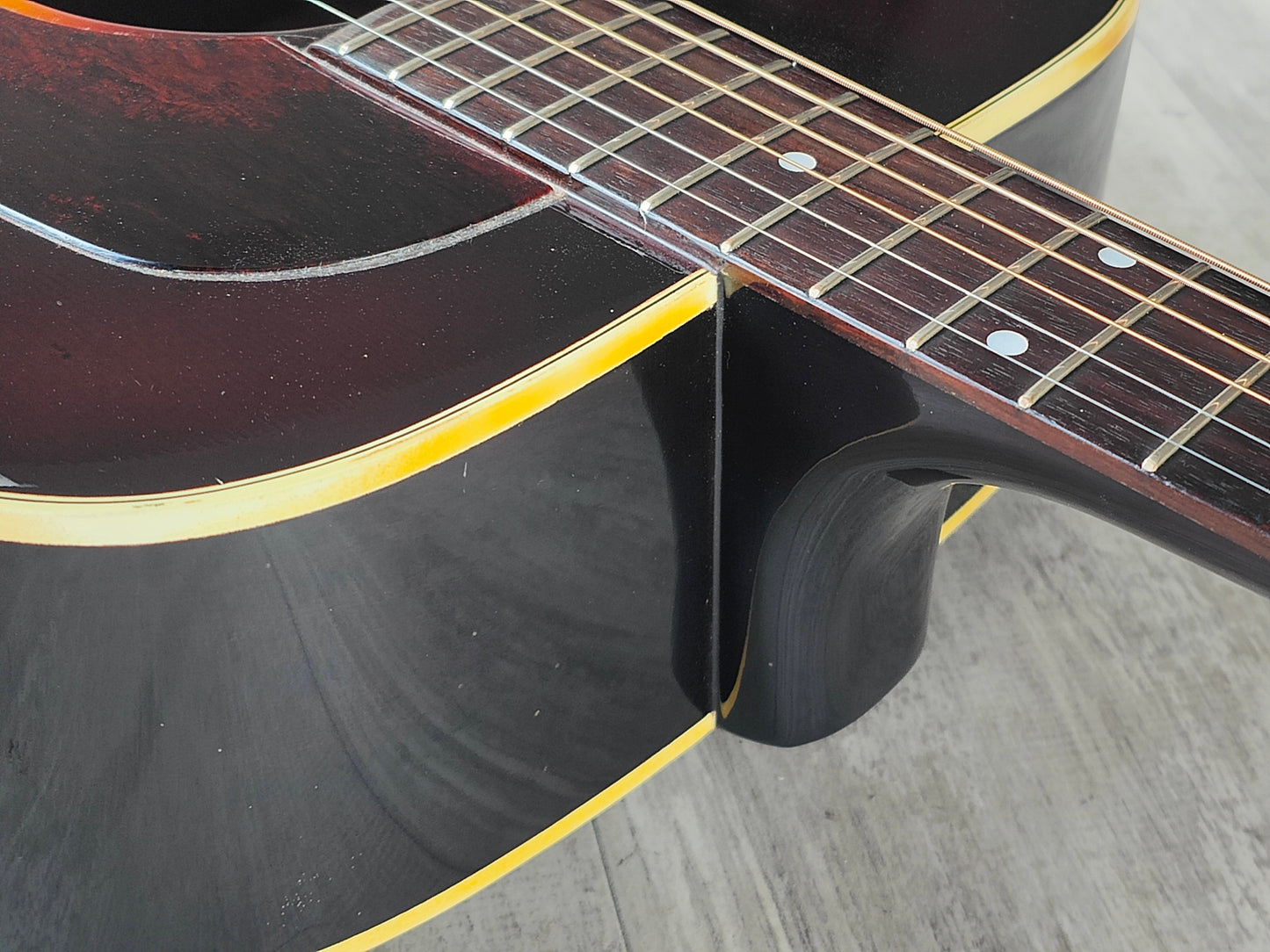 1978 Greco Japan Model 101 Dreadnought Acoustic (Brown Sunburst)