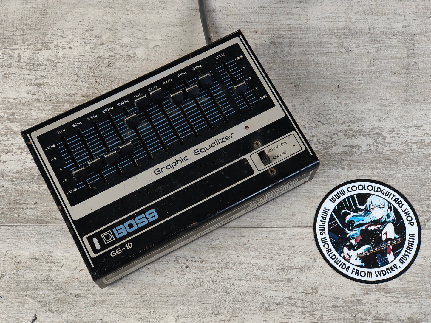 1970's Boss GE-10 Graphic Equalizer EQ MIJ Japan Vintage Effects Pedal