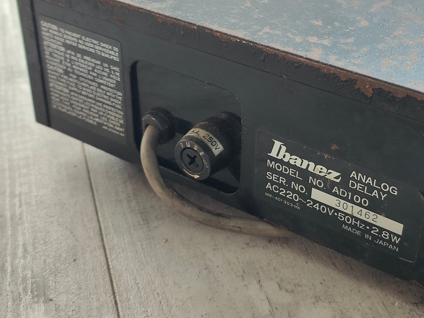 1980's Ibanez Japan AD100 Vintage Analog Delay Rack Unit (w/MN3005)